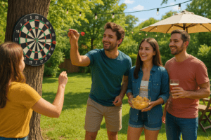 Can you play darts outside tips for outdoor fun