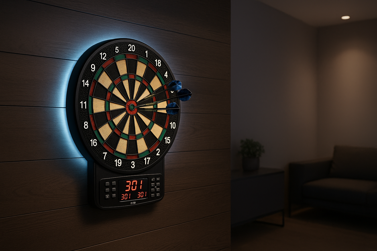 dart board position