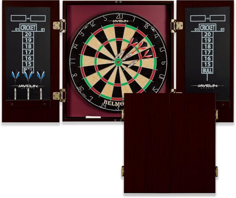 EastPoint Sports Belmont Official Size Dart Board Cabinet Set