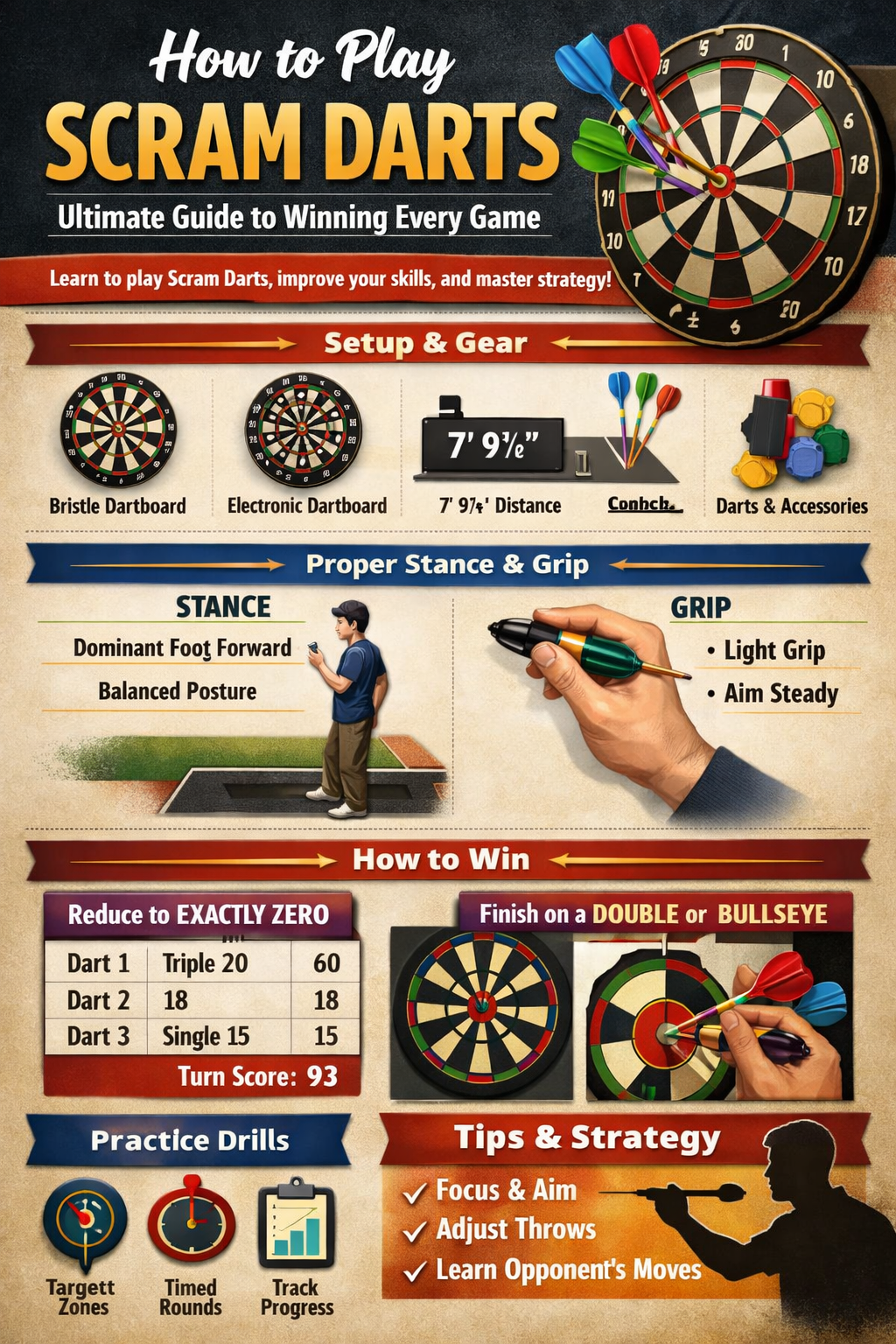 How To Play Scram Darts