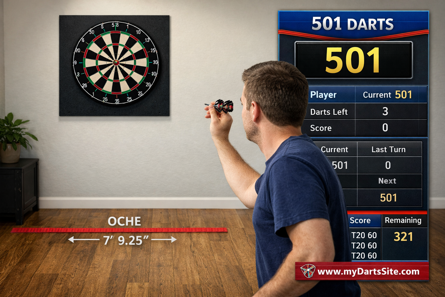 How To Play 501 Darts